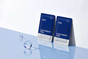 Masque en tissu éclaircissant et hydratant Glow Therapy, masque coréen pour le visage à l'acide hyaluronique, pour tous types de peaux - Product Image 2