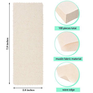 Bandes de <span class=keywords><strong>cire</strong></span> en mousseline pré-coupées 100 % coton, faciles à utiliser, jetables, certifiées CE, pour femmes, vente en gros - Product Image 2