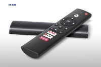 Télécommande sans fil Google TV et Android avec touches de raccourci et pavé numérique, en plastique, piles AAA