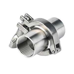 Abrazadera de Acero Inoxidable de Grado Sanitario 304 de Instalación Rápida Dingyue, Clip de 4 Puntos con Rosca Interna, Mandril de Rosca Interna - Product Image 3