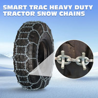 Cadenas de Tractor SMART T Nuevas y Reforzadas para Terreno Nevado/hieloso, Eslabones de Acero Aleado para Auto/Camioneta/Tractor