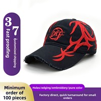 Nouvelle casquette de baseball brodée en PVC à 6 panneaux, style streetwear, unisexe, motif flamme, tissage uni, pour le sport, les loisirs et l'extérieur, utilisable en toutes saisons