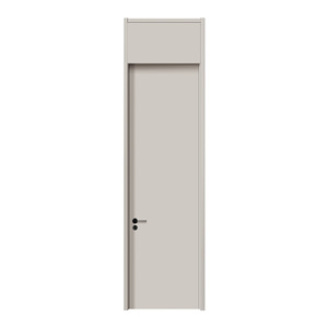 Puerta Interior Minimalista Sólida HC-9068 Gris Estrellado de MDF con Apertura Manual para Dormitorio, Puerta de Losa con Aislamiento Acústico y Superficie Acabada - Product Image 2