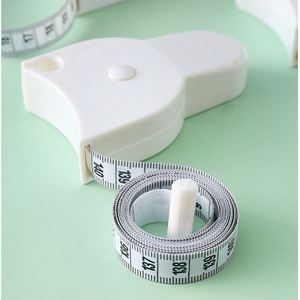 Automatic <b>Body</b> <b>Measuring</b> <b>Tape</b> with Lock Button Precision Retractable Soft <b>Tape</b> for Waist, Arm, Leg, and Fitness Measurement - Product Image 4