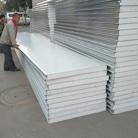 Panneau Sandwich Haute Qualité pour Murs et Toits, Panneaux Muraux Extérieurs pour Chambres Froides