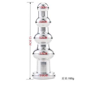 Perles anales en Kirsite de qualité supérieure, plug anal lisse et confortable, masturbateur anal, dilatateur, plugs anaux étanches, sans effets secondaires, jouets sexuels - Product Image 1