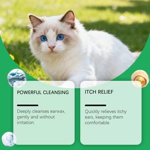 Gotas <span class=keywords><strong>para</strong></span> el Cuidado de los Oídos de Mascotas Oem, Ingredientes Vegetales, Eliminan la Cera <span class=keywords><strong>del</strong></span> Oído, Controlan las Infecciones, Desodorizan, Alivian la Picazón, Lavado de Oídos <span class=keywords><strong>para</strong></span> Perros y Gatos - Product Image 3