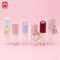 Tube de mascara en verre transparent vide écologique avec bouchon en bambou naturel, emballage cosmétique, conteneur de sérum pour cils de 10 ml