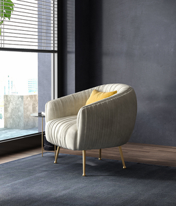 Poltrona Moderna a 1 Posto con Schiuma ad Alta Densità <span class=keywords><strong>e</strong></span> Design Ecologico, Telaio in Metallo per Uso Alberghiero <span class=keywords><strong>e</strong></span> Commerciale - Product Image 5