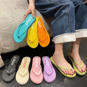 Pantoufles personnalisées Bosirui, tongs personnalisées, sandales, vente en gros de tongs pas chères pour femmes - Product Image 1