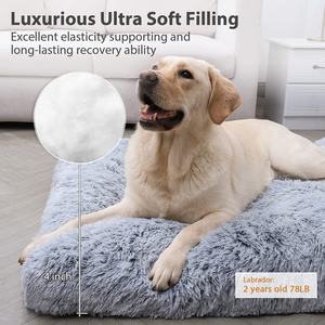 Fabricación profesional Durable Warm Grey Car Medium Size Luxury Designer Pet <span class=keywords><strong>Dog</strong></span> Bed - Product Image 5