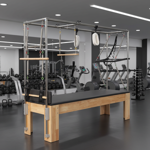 BLS E-OA06 Коммерческий и домашний пилатес-реформер из высококачественного экологичного дуба, прямые продажи с завода - Product Image 1