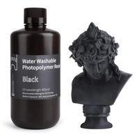 Résine d'impression 3D lavable à l'eau ELEGOO, photopolymère UV 405 nm, faible odeur, haute précision, faible rétrécissement pour imprimante 3D LCD DLP MSLA