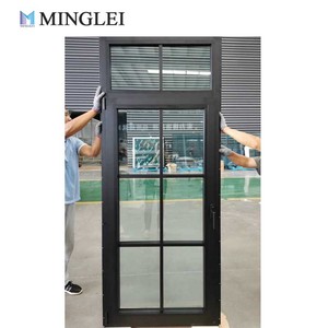 <span class=keywords><strong>Fenêtre</strong></span> à <span class=keywords><strong>battant</strong></span> moderne design de haute qualité en alliage d'aluminium à triple vitrage à une feuille - Product Image 1