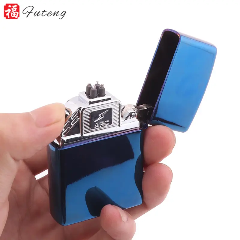 Futeng New High Quality Electronic USB Lighter USB Rechargeable Cigerate Lighter Smoking Accessories