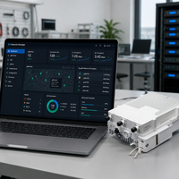 Estación Base de Célula Pequeña 5G NR GNodeB para Exteriores, 2x3W Sub-6GHz, Modo SA, 1200 Usuarios, Ancho de Banda de 100MHz, GNB Integrado para Soluciones WISP