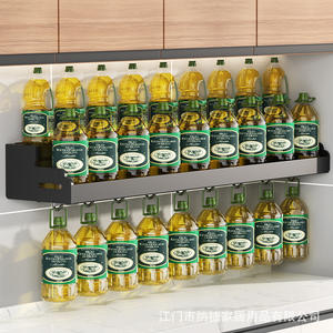 Estante de Almacenamiento de Cocina para Montar en la Pared Najie, 85 mm, 110 mm, Multifuncional, para Especias y Condimentos, con Ganchos, para Uso Doméstico - Product Image 3