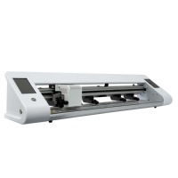 Plotter de Corte Profesional E-cut TT720 con Pantalla Táctil, Doble Cabezal, Motor Paso a Paso Automático y Contorno, Longitud de Corte de 720mm a 3000mm