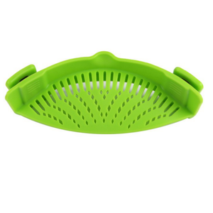 Toprank Clip-on Silicone Heat-resistant Beans Peas Washing Sieve Kitchen <strong>Pasta</strong> <strong>Strainer</strong> Draining Liquid Tool for Pan Pot - Product Image 1