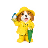 BSCI-zertifizierte Fabrik Polyresin Schweinefigur mit Laterne Gartenfigur und Außendekoration