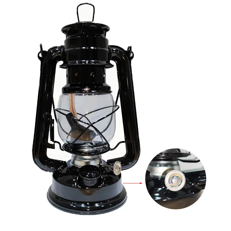 Retro Old Style Kerosene Lamp Oil Camping Lantern Portable Hanging Tent Use Outdoor Lighting Stock CE