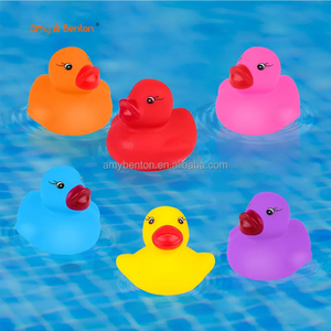 Hot bán Float & squeak trẻ em <span class=keywords><strong>Mini</strong></span> cao su vịt bé tắm Ducky âm thanh đồ chơi tắm - Product Image 1