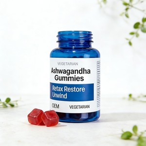 Extracto de Ashwagandha con Vitaminas, Gomitas Veganas con Sabor a Bayas Mixtas, 60 Unidades para Adultos - Mejora la Memoria y el Sueño - Product Image 4