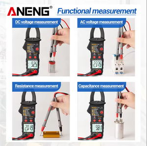 Multímetro Digital de Pinza Profesional ANENG ST184 True RMS, Medición de Voltaje y Corriente, Precisión IP55 0.1, 3 Años de Garantía - Product Image 2