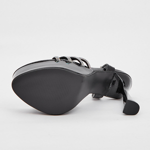 Nouvelles sandales à talons hauts printemps/été 2024, mode, strass, plateforme imperméable, sandales européennes et américaines - Product Image 6