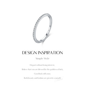 Minimalist S925 Silver Turquoise Stackable Earthy-toned Durable <b>Ring</b> Dainty <b>Thin</b> Band Daily Wear Jewelry - Product Image 3