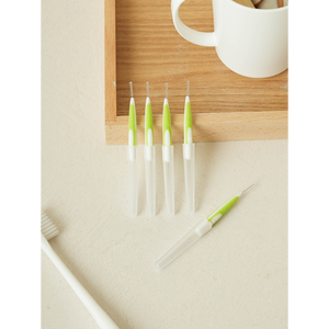 5-Pack SSSS spazzola interdentale per bambini in plastica e materiale in Nylon con filo di acciaio inossidabile - Product Image 1