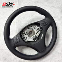 Volant en cuir personnalisé pour BMW E60 E88 E89 E87 E84 E82 E81 E70 E72 E91 E92 E93 E90, châssis E