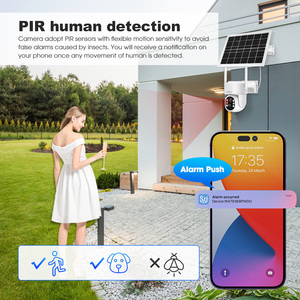 Srihome กล้องวงจรปิดแผงโซลาร์เซลล์7W, 4MP แผงพลังงานแสงอาทิตย์ WiFi กลางแจ้งแบตเตอรี่พลังงานแสงอาทิตย์ PTZ พลังงานเครือข่ายสีเต็มกล้องซิมการ์ด - Product Image 4