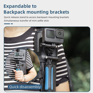 <span class=keywords><strong>Support</strong></span> de bandoulière compatible avec le <span class=keywords><strong>sac</strong></span> à <span class=keywords><strong>dos</strong></span> pour la caméra et le <span class=keywords><strong>support</strong></span> de sangle attaché à la monture <span class=keywords><strong>GoPro</strong></span> - Product Image 3
