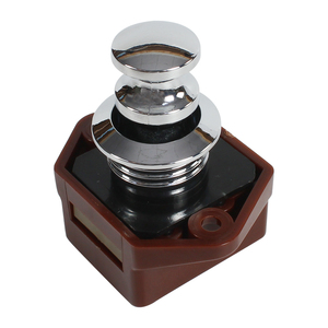 Tytxrv Camper Trailer Bộ phận động cơ 20mm màu nâu nút tủ khóa hợp kim kẽm + ABS tủ khóa 20 cái/hộp - Product Image 4