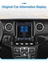 CARUPEZ Radio de Auto Android IPS de 9.7 Pulgadas para Jeep Wrangler JL/Gladiator 2018-2023, GPS, DSP, 1 Año de Garantía, Cámara de Reversa Vertical