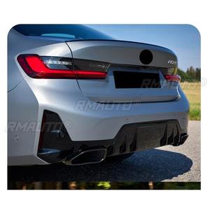 <b>Car</b> Rear Bumper Lip <b>Diffuser</b> Spoiler Glossy Black Modification Part <b>for</b> BMW 3 Series G20 to M340i 2023+ <b>Car</b> Accessories - Product Image 4