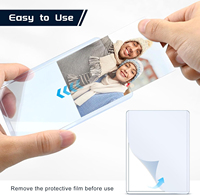 Protège-cartes rigides en plastique ultra transparents 3"x4" pour cartes de baseball et cartes de sport à collectionner