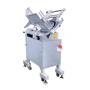 Rebanadora de Carne Semiautomática, Grosor Ajustable, Cuchilla de Acero Inoxidable, Máquina Cortadora de Carne Fresca, Diseño Vertical - Product Image 1