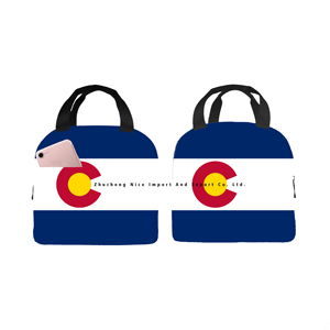 Personalizado discapacidad América <span class=keywords><strong>Alaska</strong></span> Estado Bandera Almuerzo Bolsa aislada Aislamiento térmico Almuerzo Bolsa - Product Image 5