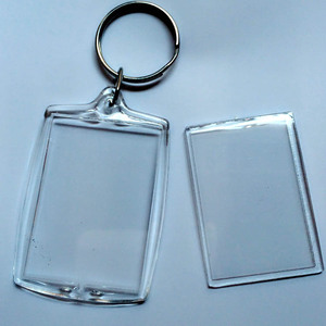 Chất lượng tốt nhất phổ biến trong suốt Acrylic Keychain khung ảnh Keychain ảnh chủ Keychain - Product Image 4