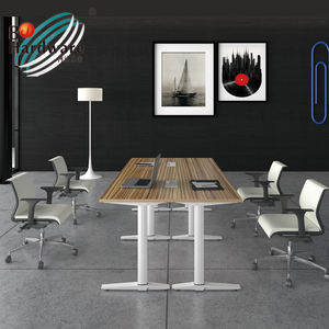 गर्म बेचने के लिए टी आकार का धातु टेबल पैर 2 व्यक्ति कार्यालय डेस्क - Product Image 4