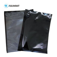 Plastic Mylar Custom Printing Vacuüm Zakjes Verpakking Zakje Zwarte Vacuümzak