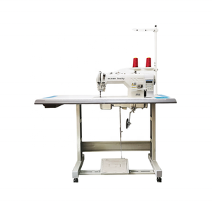 Máquina de Coser <span class=keywords><strong>Industrial</strong></span> de Base Plana con Mecanismo de Alimentación Manual, Motor y Engranaje como Componentes Principales, Utilizada para Diversos Fines - Product Image 2
