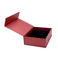 Boîte cadeau en carton rigide recyclable, échantillon gratuit, taille personnalisée, fermeture pliante de luxe, couvercle magnétique, lamination brillante
