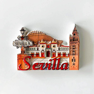 Etiqueta engomada del refrigerador del estéreo de España <span class=keywords><strong>Barcelona</strong></span> regalo de recuerdo turístico mundial magnético - Product Image 2