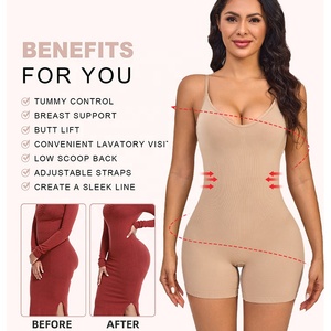 Mode femmes dos nu Bodysuita gilet perte de poids corps Shaper pour femmes sans couture Shapewear bout à bout Yoga body - Product Image 4