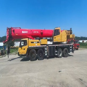 Grue de camion d'occasion Sany STC800T5 à vendre, capacité nominale 50T, charge de levage maximale 50T, hauteur 32M, moteur pompe en bon état de fonctionnement - Product Image 1