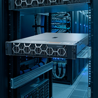 خادم ديل الأصلي r760 2U قابل للتركيب على الرف، مع معالجات إنتل زيون سكالابل من الجيل الرابع/الخامس، و32 ذاكرة DDR5 DIMM، وواجهة PCIe 5.0.
