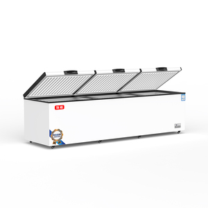 Suitable Large Capacity 978L-1292L Liters Three Door Single Temperature Double Compressor <b>Freezer</b> Commercial Supermarkets Family - Product Image 5